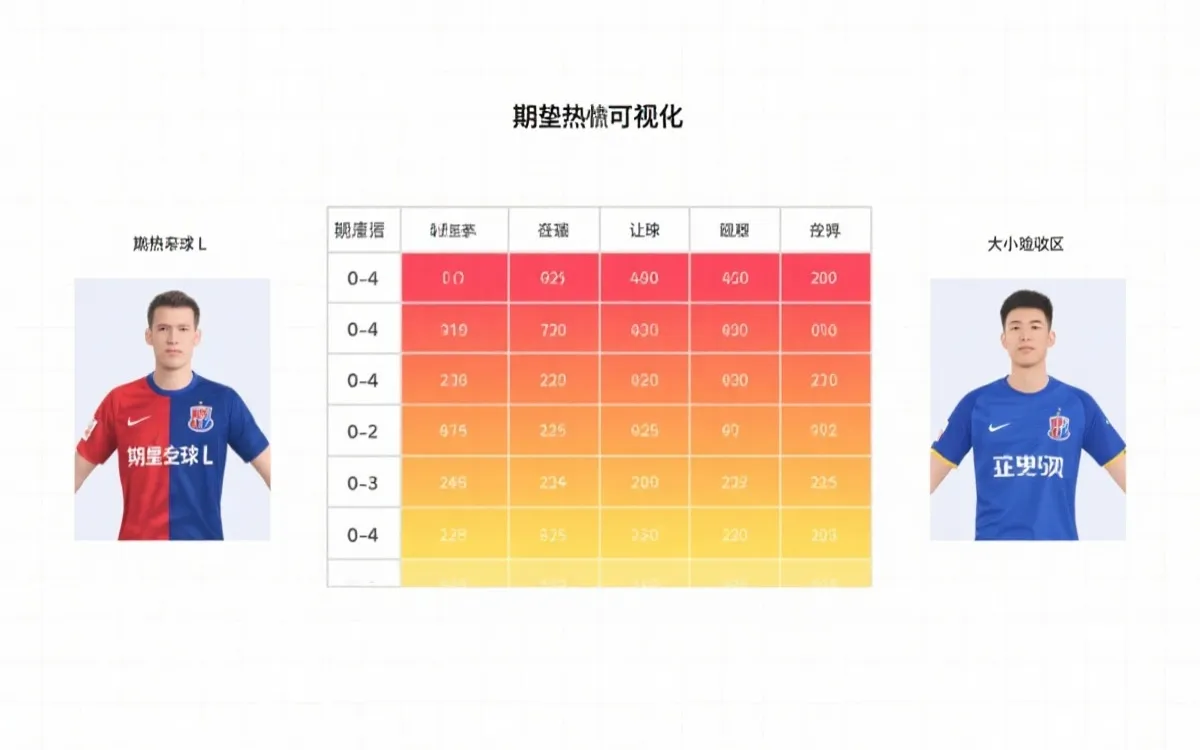 比分预测表格示意：双方期望进球、候选比分矩阵与指数校验区